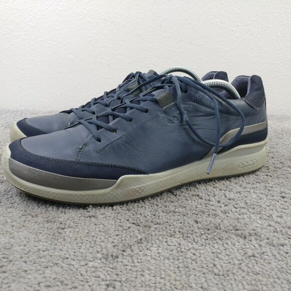 Share ECCO Biom Hybrid Hydromax Spikeles Golf Shoes Mens Size 44 EU Blue Leather - Picture 1 of 11